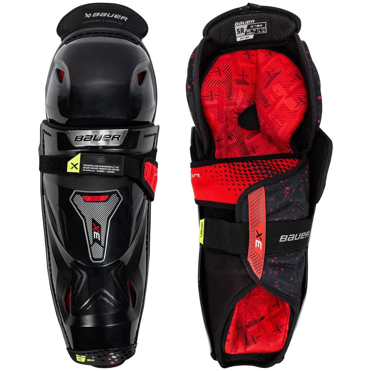 Bauer Vapor 3X Intermediate Hockey Shin Guards 1 Bauer Vapor 3X Intermediate Hockey Shin Guards
