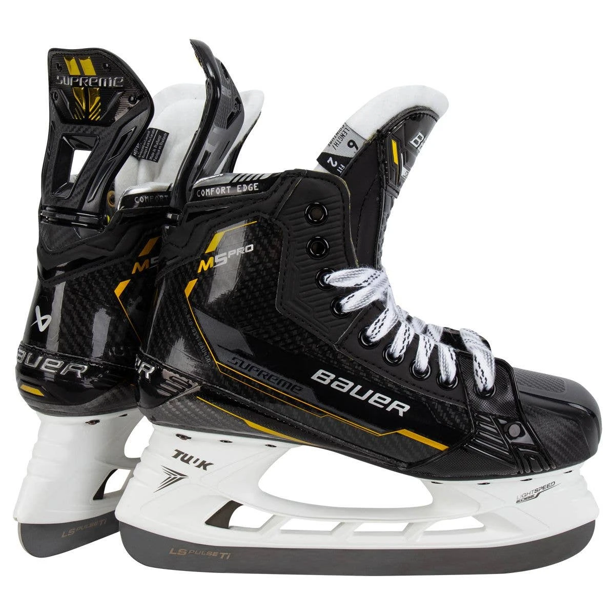 Bauer Supreme M5 Pro Intermediate Ice Hockey Skates With Pulse TI Runner 1 Bauer Supreme M5 Pro Intermediate Ice Hockey Skates With Pulse TI Runner