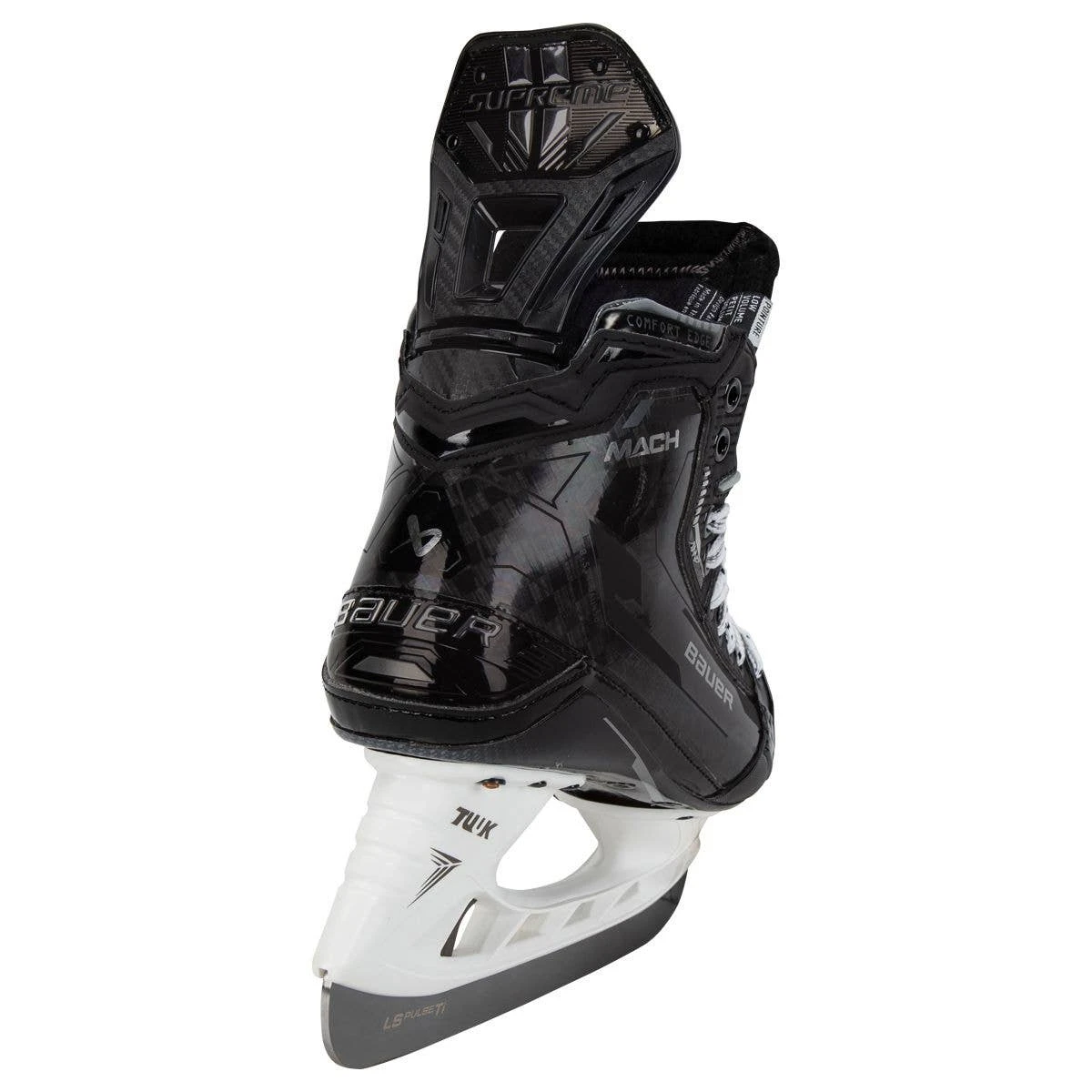Bauer Supreme Mach Intermediate Ice Hockey Skates With Pulse TI Runner 4 Bauer Supreme Mach Intermediate Ice Hockey Skates With Pulse TI Runner - Image 4
