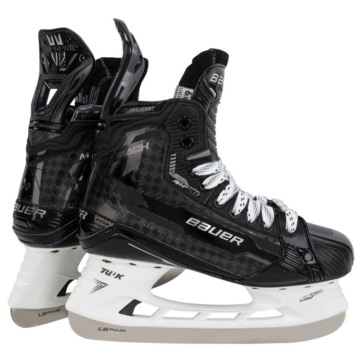 Bauer Supreme Mach Intermediate Ice Hockey Skates With Pulse Runner 1 Bauer Supreme Mach Intermediate Ice Hockey Skates With Pulse Runner