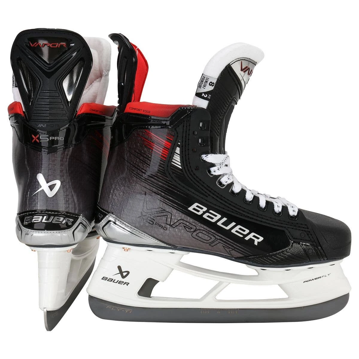Bauer Vapor X5 Pro Intermediate Ice Hockey Skates With Fly-TI Runner 1 Bauer Vapor X5 Pro Intermediate Ice Hockey Skates With Fly-TI Runner