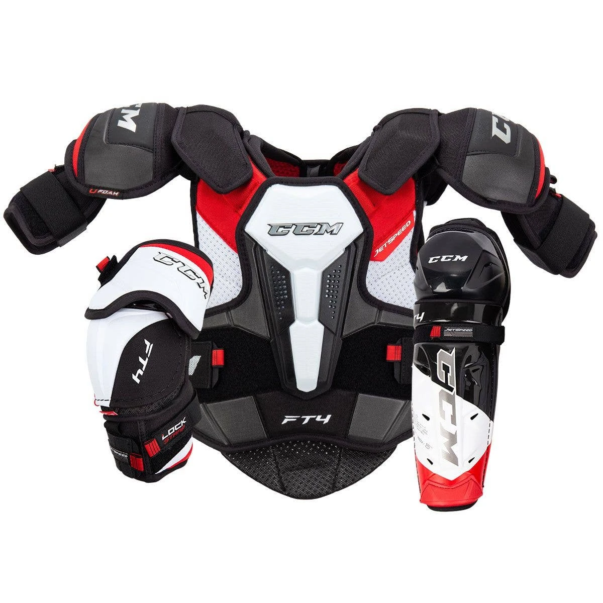 CCM Jetspeed FT4 Junior Hockey Equipment Bundle 1 CCM Jetspeed FT4 Junior Hockey Equipment Bundle