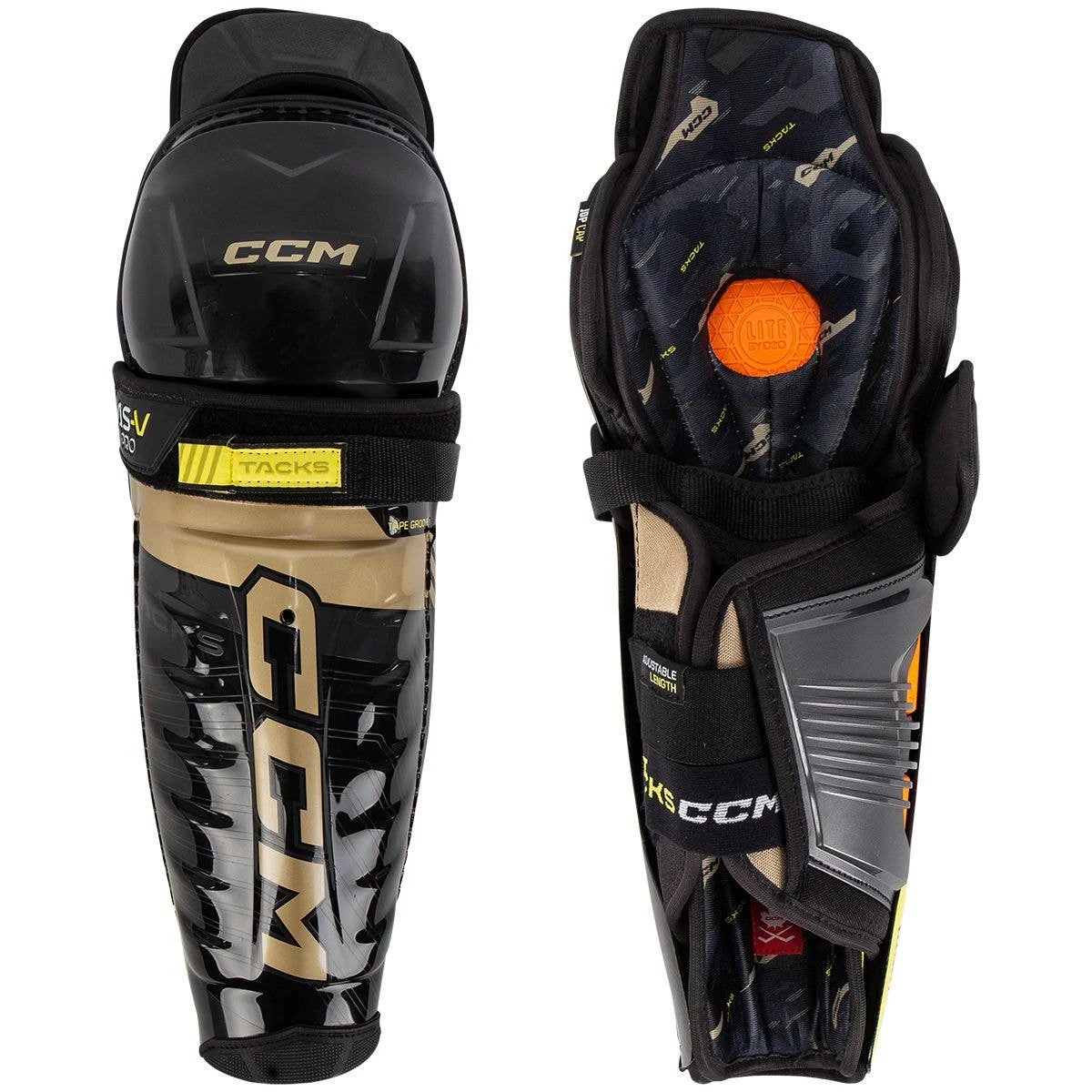 CCM Tacks AS-V Pro Senior Hockey Shin Guards 1 CCM Tacks AS-V Pro Senior Hockey Shin Guards