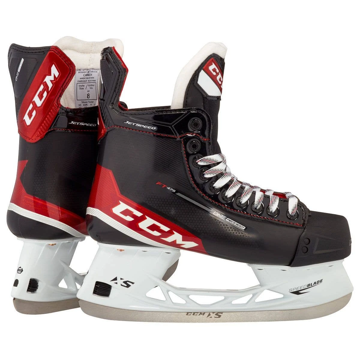 CCM Jetspeed FT475 Junior Ice Hockey Skates 1 CCM Jetspeed FT475 Junior Ice Hockey Skates