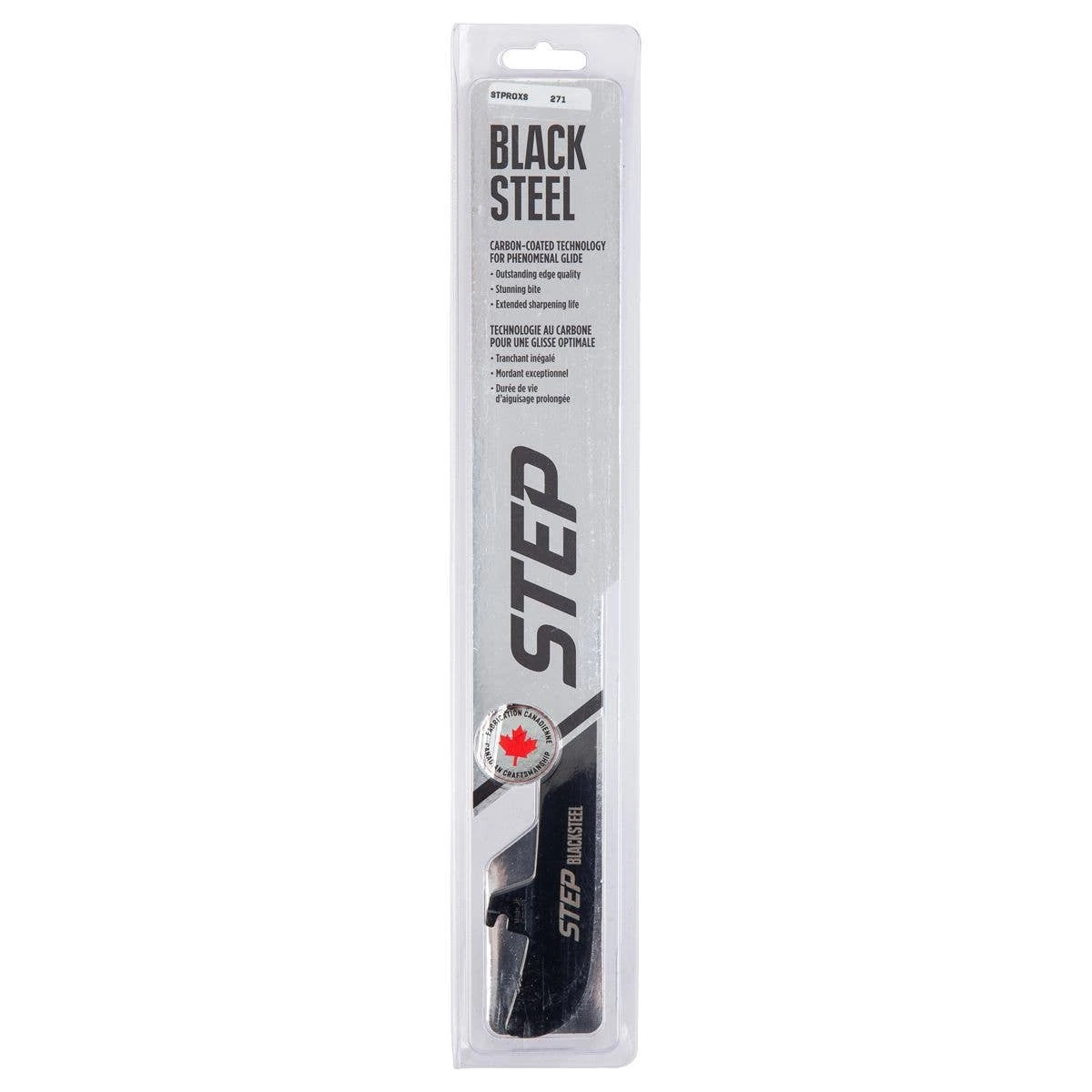 CCM Step Steel XS Black Stainless Steel Runner - Pair 2 CCM Step Steel XS Black Stainless Steel Runner - Pair - Image 2