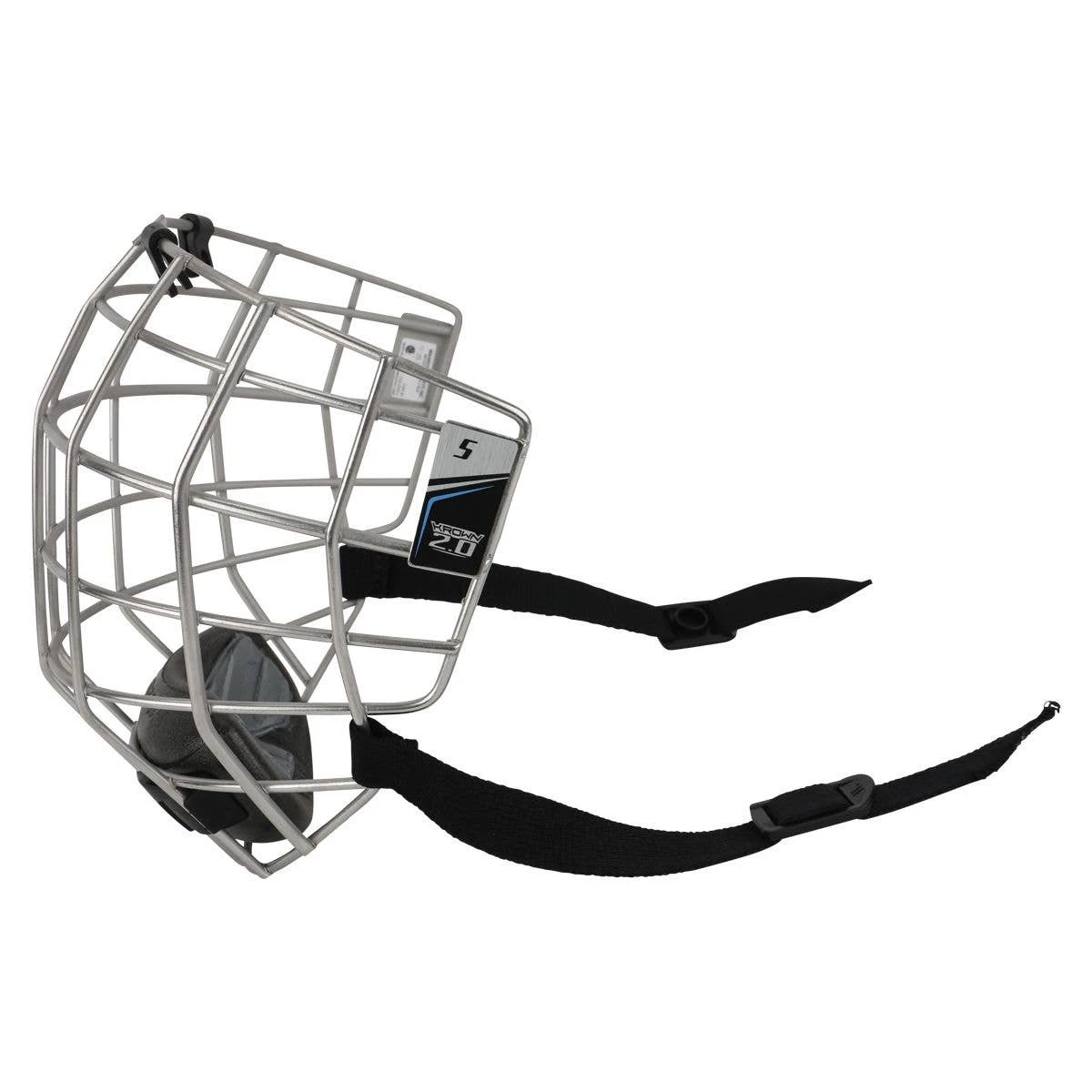 Warrior Krown LTE Silver Hockey Facemask 3 Warrior Krown LTE Silver Hockey Facemask - Image 3