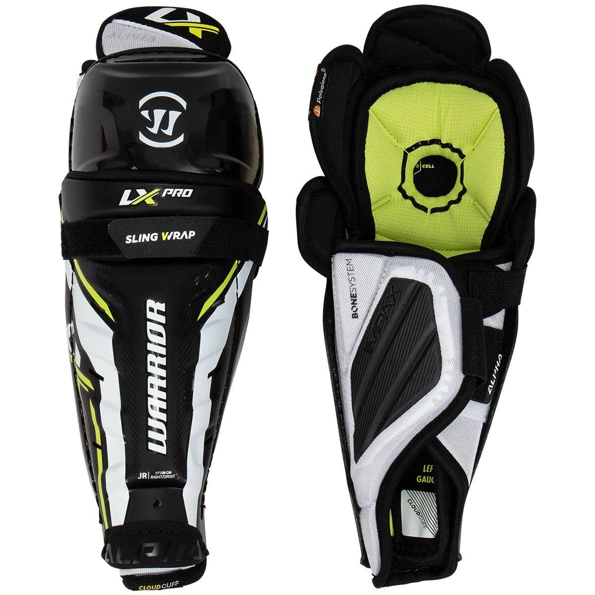 Warrior Alpha LX Pro Junior Hockey Shin Guards 1 Warrior Alpha LX Pro Junior Hockey Shin Guards